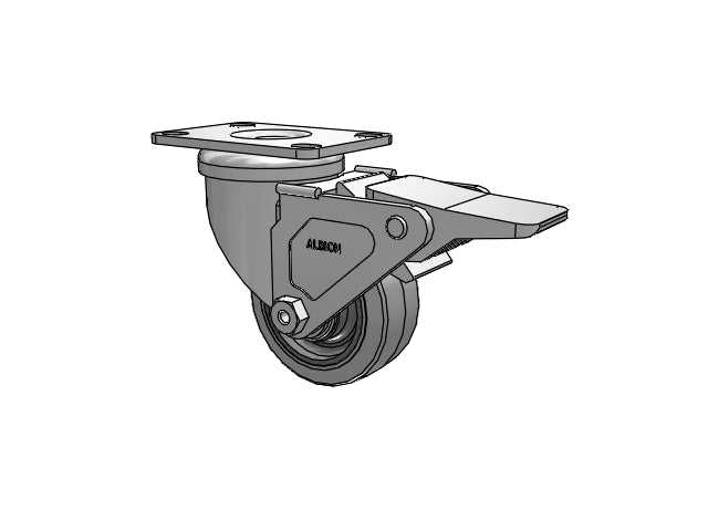 02XS03051SGL Albion Swivel Caster