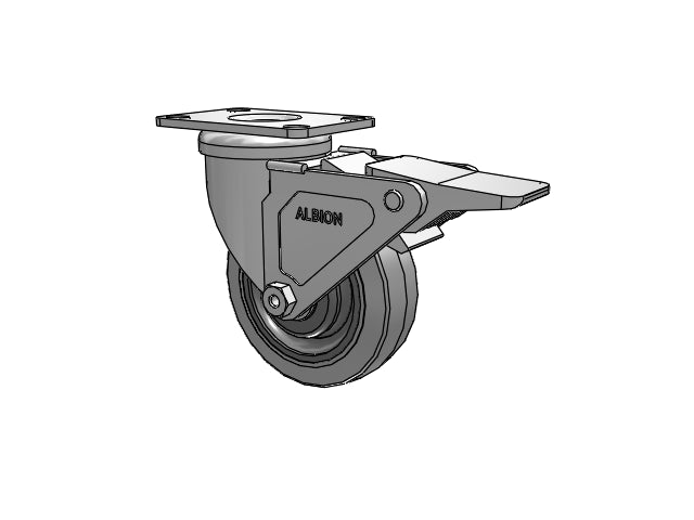 02XS04031SGL Albion Swivel Caster