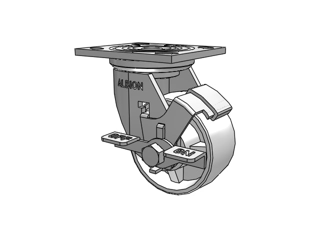 05RW04241SFBD Albion Swivel Caster