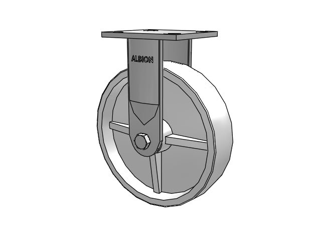 05RW08241R Albion Rigid Caster