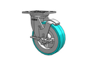 05XA06251SPREVFBD Albion Swivel Caster