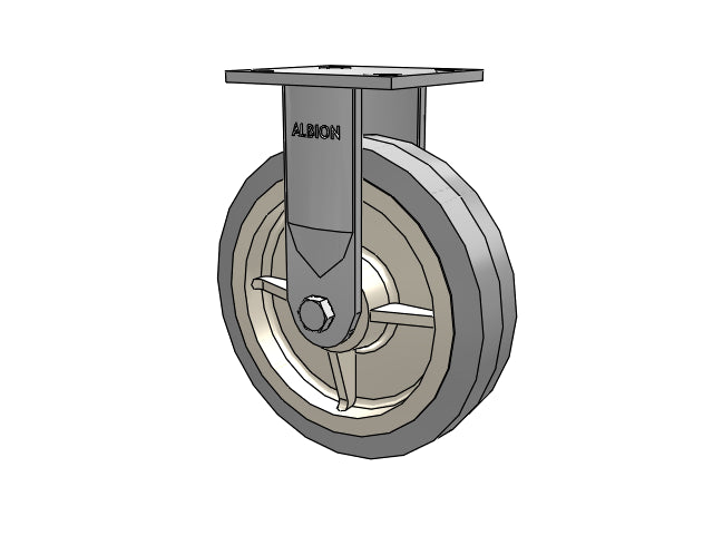 05XS08251RPREV Albion Rigid Caster