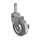 1.03051.441 MTG2 BRK3 Colson Swivel Caster
