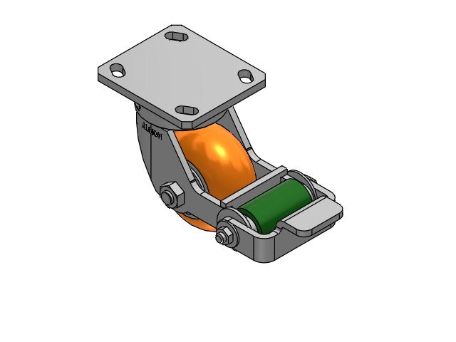 110AN04228SP Albion Caster