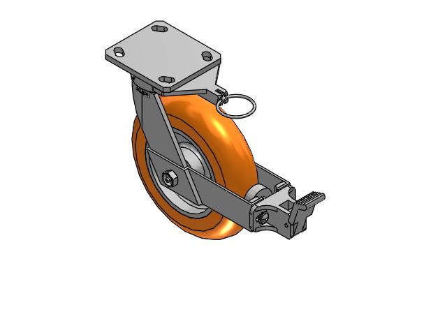 110AN08228S01FBBL Albion Caster