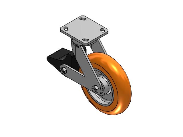 110AN08228SPLBX Albion Caster