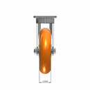 8"x2" Kingpinless Swivel Caster with MAX-Efficiency Orange Wheel