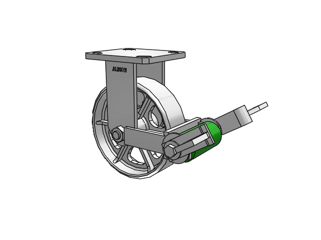 110CA06201RP Albion Rigid Caster