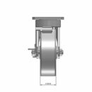 6"x2" Kingpinless Side Locking Caster with Heavy-Duty Cast Iron Wheel