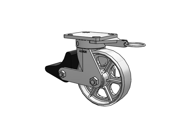 110CA06201SPLBL Albion Swivel Caster