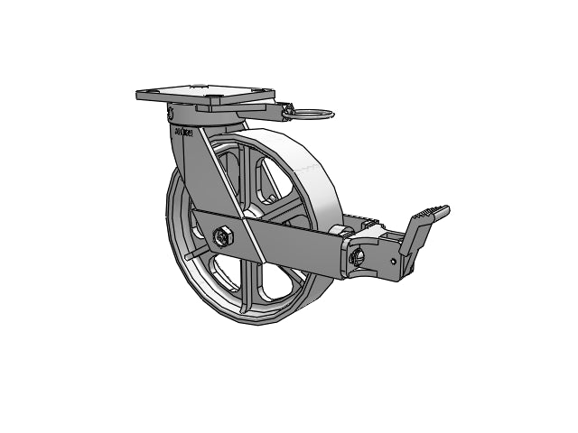 110CA08201S01FBBL Albion Swivel Caster