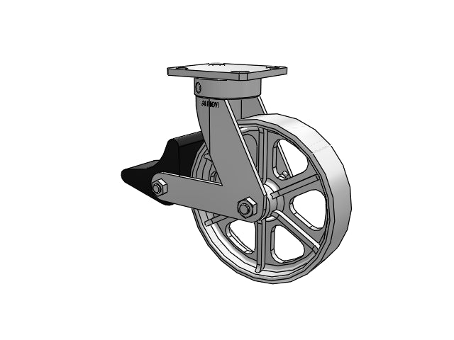 110CA08201SPLB Albion Swivel Caster