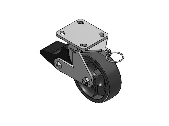 110DT06228SPLBLX Albion Caster