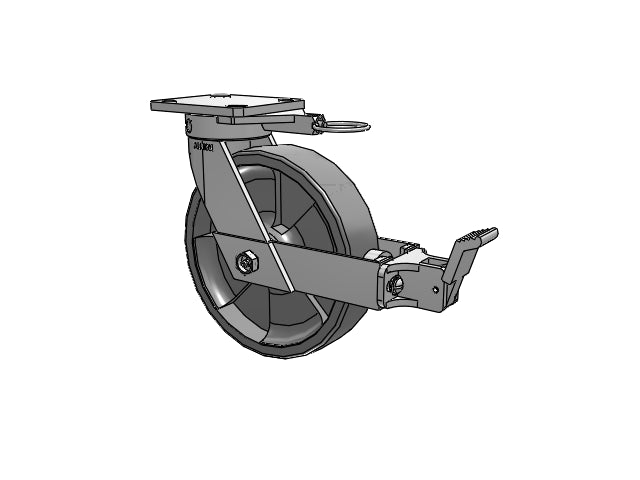 110DT08201S01FBBL Albion Swivel Caster