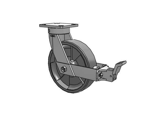 110DT08201SFBB Albion Swivel Caster