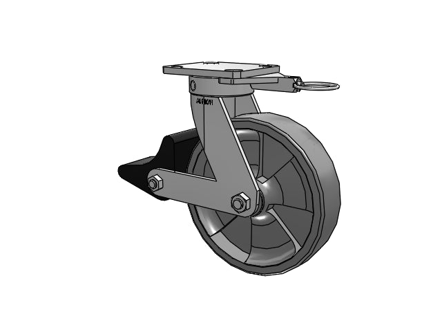 110DT08228SPLBL Albion Swivel Caster