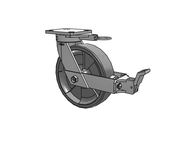 110DT08229S01FBBL Albion Swivel Caster
