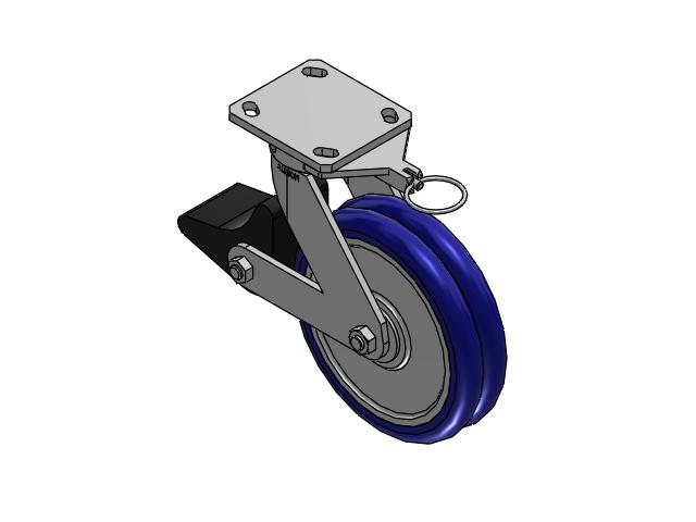 110EY08228SPLBLX Albion Caster
