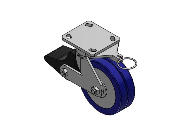 110EZ06228SPLBLX Albion Caster