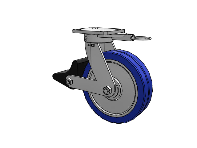 110EZ08228SPLBL Albion Swivel Caster
