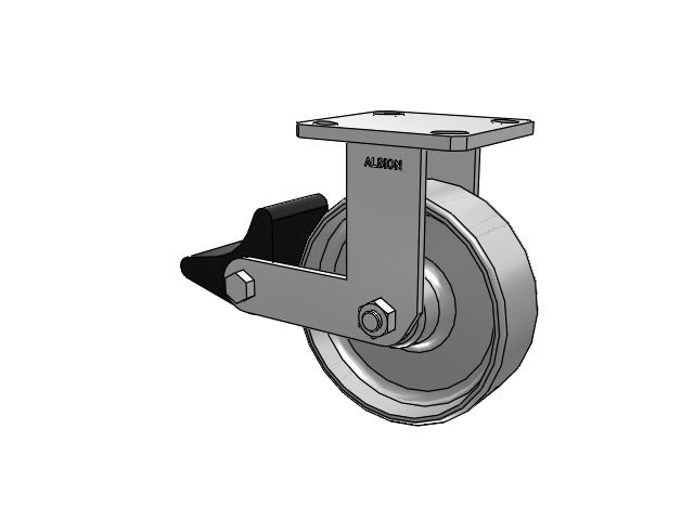 110FS06201RPLB Albion Rigid Caster