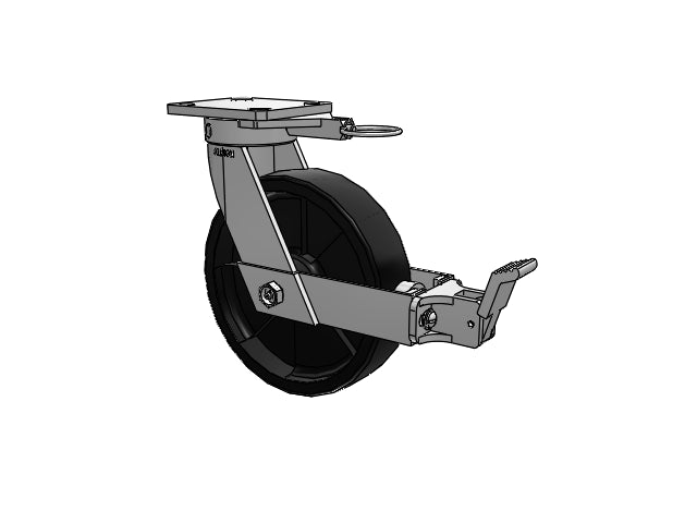 110HT08201SFBBL Albion Swivel Caster