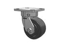 Kingpinless 4"x2" Trionix Nylon Caster with 4"x4.5" Plate