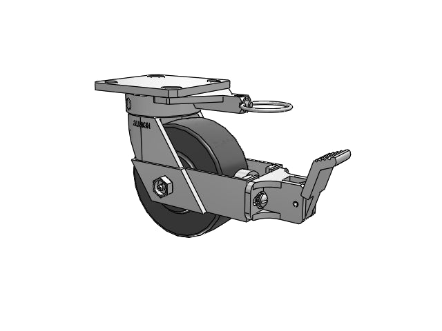 110NX05228SFBBL Albion Swivel Caster