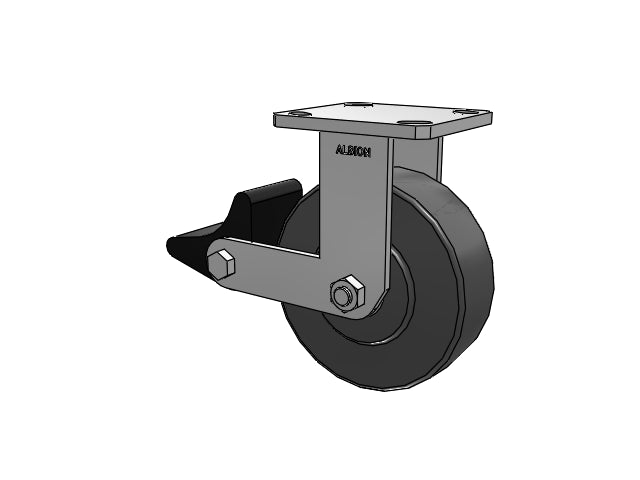 110NX06228RPLB Albion Rigid Caster