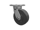 Kingpinless 6"x2" Trionix Nylon Caster with 4"x4.5" Plate