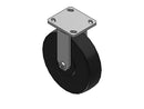 9.5" Height Kingpinless 8"x2" Trionix Nylon Rigid Caster with 4"x4.5" Plate