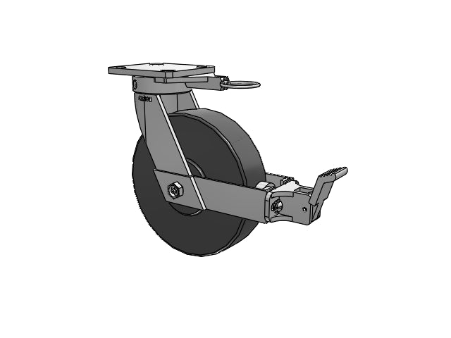 110NX08228SFBBL Albion Swivel Caster