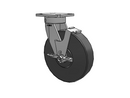 Kingpinless 8"x2" Trionix Nylon Side-Lock Caster with 4"x4.5" Plate