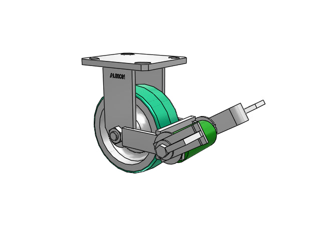 110PD05201RP Albion Rigid Caster