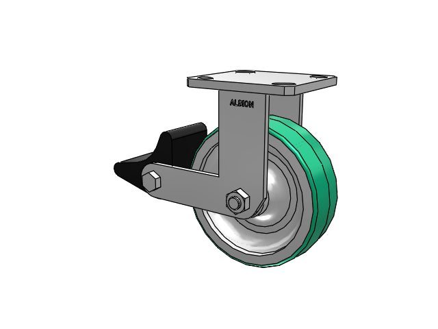 110PD06201RPLB Albion Rigid Caster