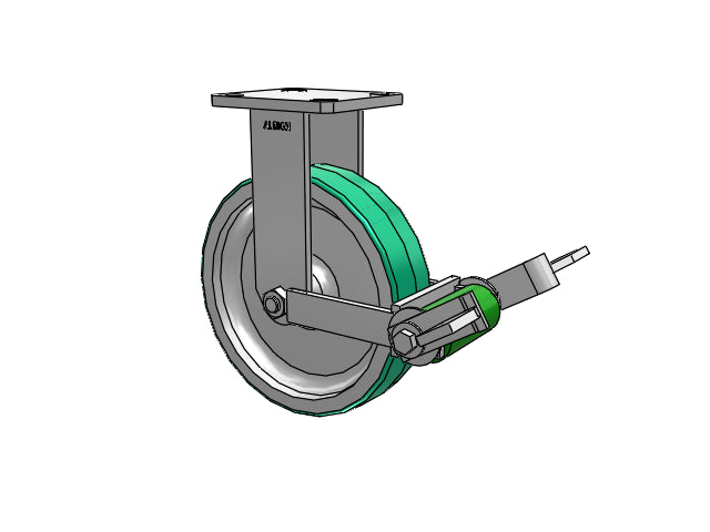 110PD08201RP Albion Rigid Caster
