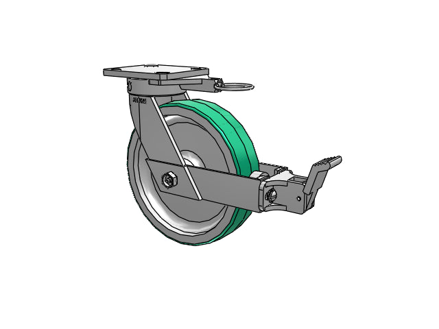 110PD08201S01FBBL Albion Swivel Caster