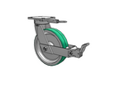 110PD08201SFBBL Albion Swivel Caster