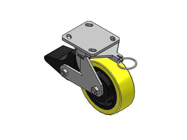 110PF06228SPLBLX Albion Caster