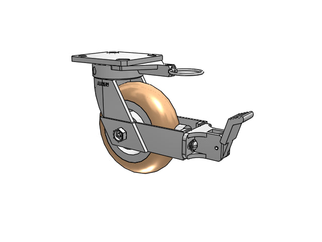 110PM06228S80AFBBL Albion Swivel Caster