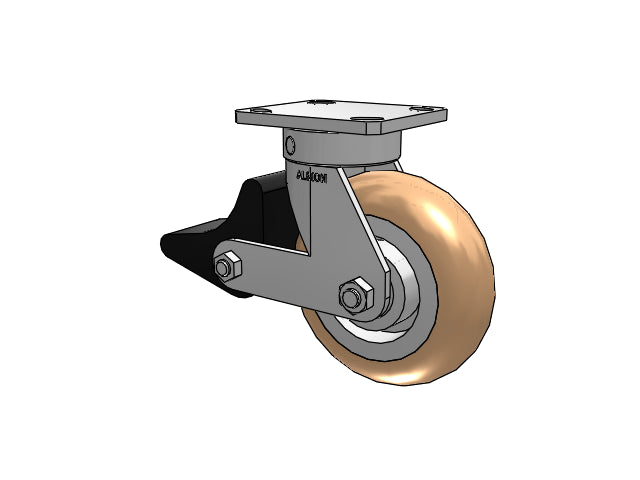110PM06228S80APLB Albion Swivel Caster