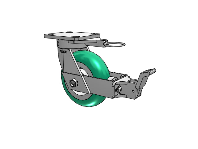110PM06228SFBBL Albion Swivel Caster