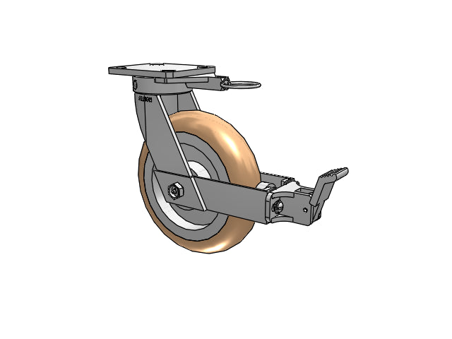 110PM08228S80AFBBL Albion Swivel Caster