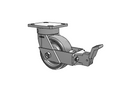 110SE05228SFBB Albion Swivel Caster