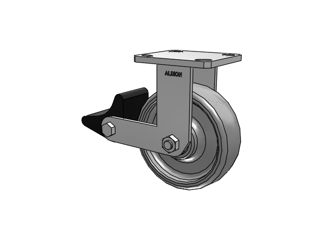 110SE06228RPLB Albion Rigid Caster