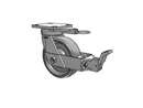 110SE06228SFBBL Albion Swivel Caster