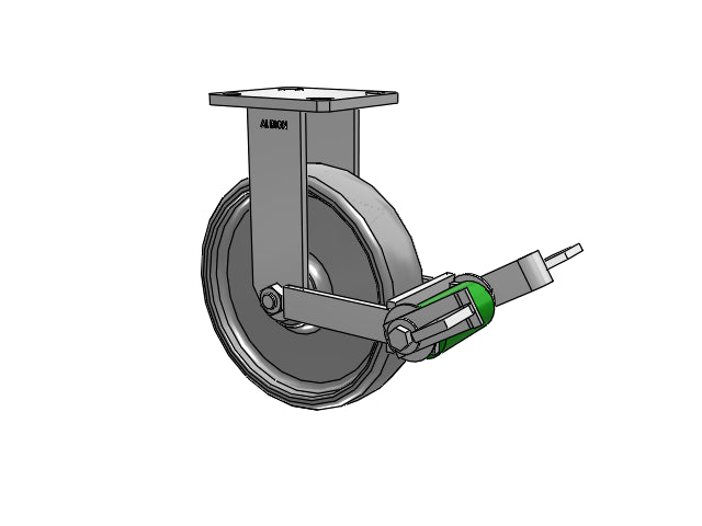 110SE08228RP Albion Rigid Caster