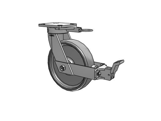 110SE08228SFBBL Albion Swivel Caster