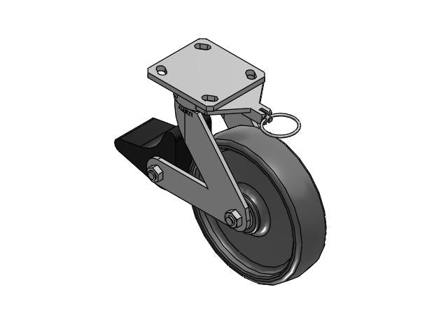 110SE08228SPLBLX Albion Caster