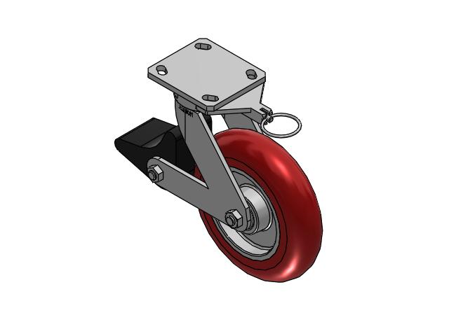 110UA08228S80APLBLX Albion Caster